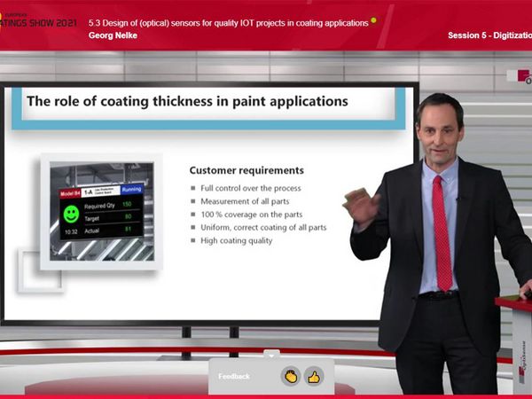 Georg Nelke: Design of optical sensors for quality IIOT projects in coating applications (Englisch)