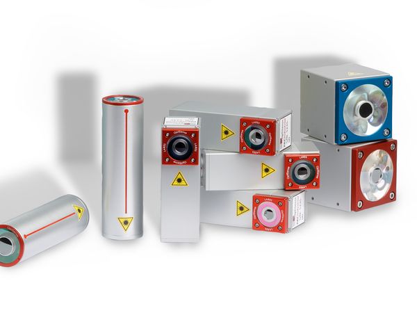 PaintChecker Industrial Tube, Angle, Cube Sensoren (von links)